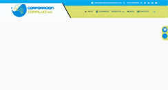 Desktop Screenshot of corporacionchamluci.com